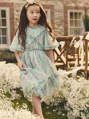 Платье для девочки Next E57-543, Мятный