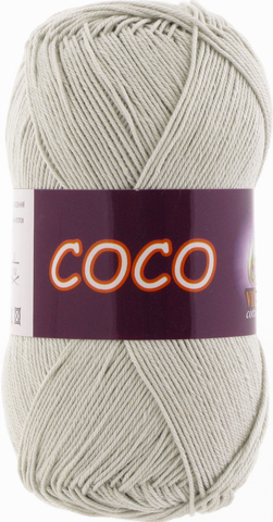 Пряжа Vita Coco 3887 серый