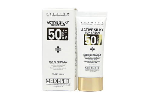 Крем солнцезащитный MEDI-PEEL Active Silky Sun Cream SPF50+ PA +++ 50 мл