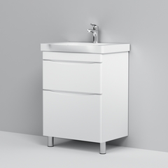 Тумба напольная с раковиной, 65 см,  AM.PM LIKE - M80FSX0652WG