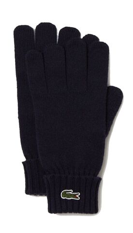 Перчатки спортивные Lacoste Wool Jersey Gloves - navy blue