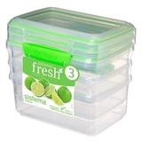 Набор контейнеров Fresh (3 шт.) 1 л, артикул 951613, производитель - Sistema