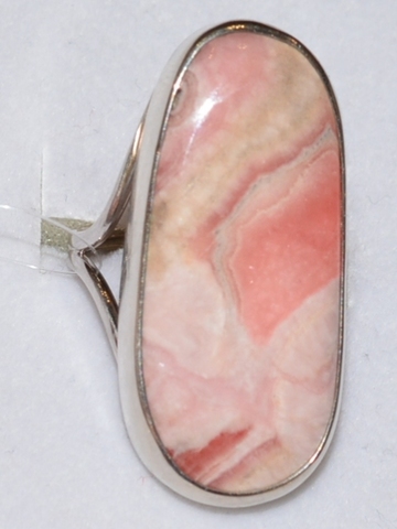 Родохрозит мал (кольцо из серебра)