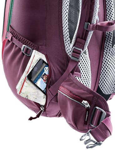 Картинка рюкзак велосипедный Deuter Trans Alpine 28 SL ruby-blackberry - 5