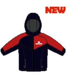 Утеплённая детская куртка Nordski Premium Sport Jr. Red/Dark Navy