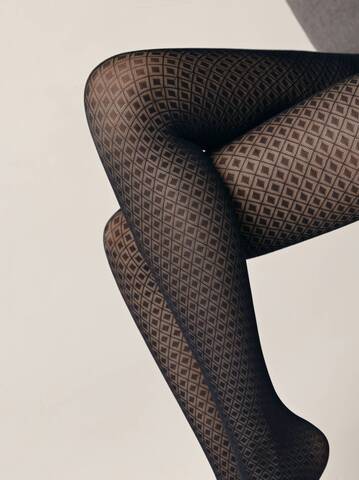 Колготки с геометрическим рисунком Accent Conte