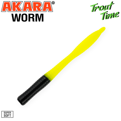 Силиконовая приманка Akara Trout Time WORM 3 Cheese 419 (10 шт.)