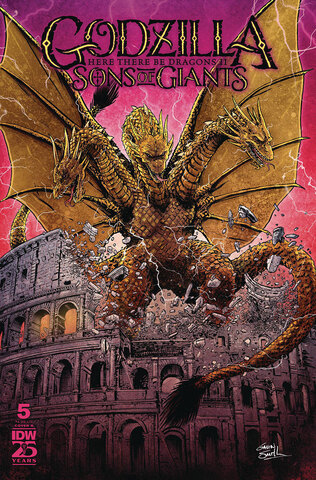 Godzilla Here There Be Dragons II Sons Of Giants #5 (Cover B)