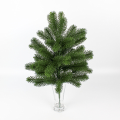 №2 Еловая ветка искусственная, реалистичная, 23 лапки, декор зимний, рождественский, ветка 44 см, набор 3 ветки.