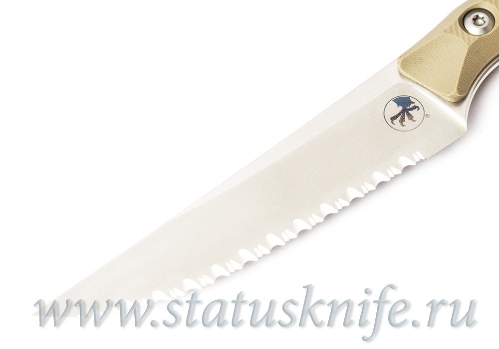 Нож Microtech Kitchen Steak TAN Serrated