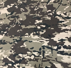 Ткань сорочечная Тиси 120 г/м2, ш. 150 см, чёрный мультикам