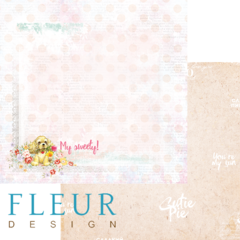 Бумага для скрапбукинга FLEUR-design, двусторонняя 30*30 см, 190 гр.