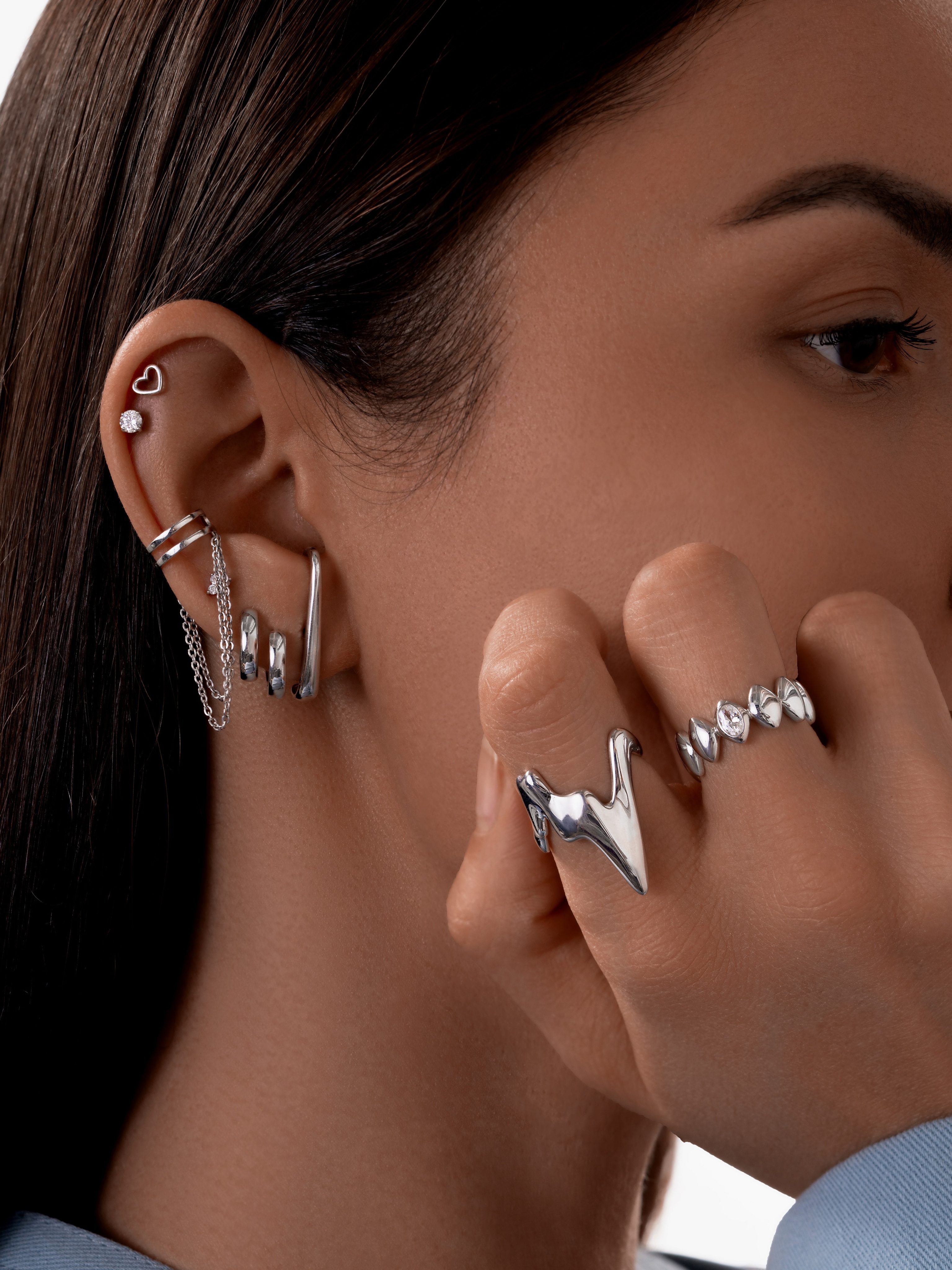 Серьги-кольца Минимализм 2.0