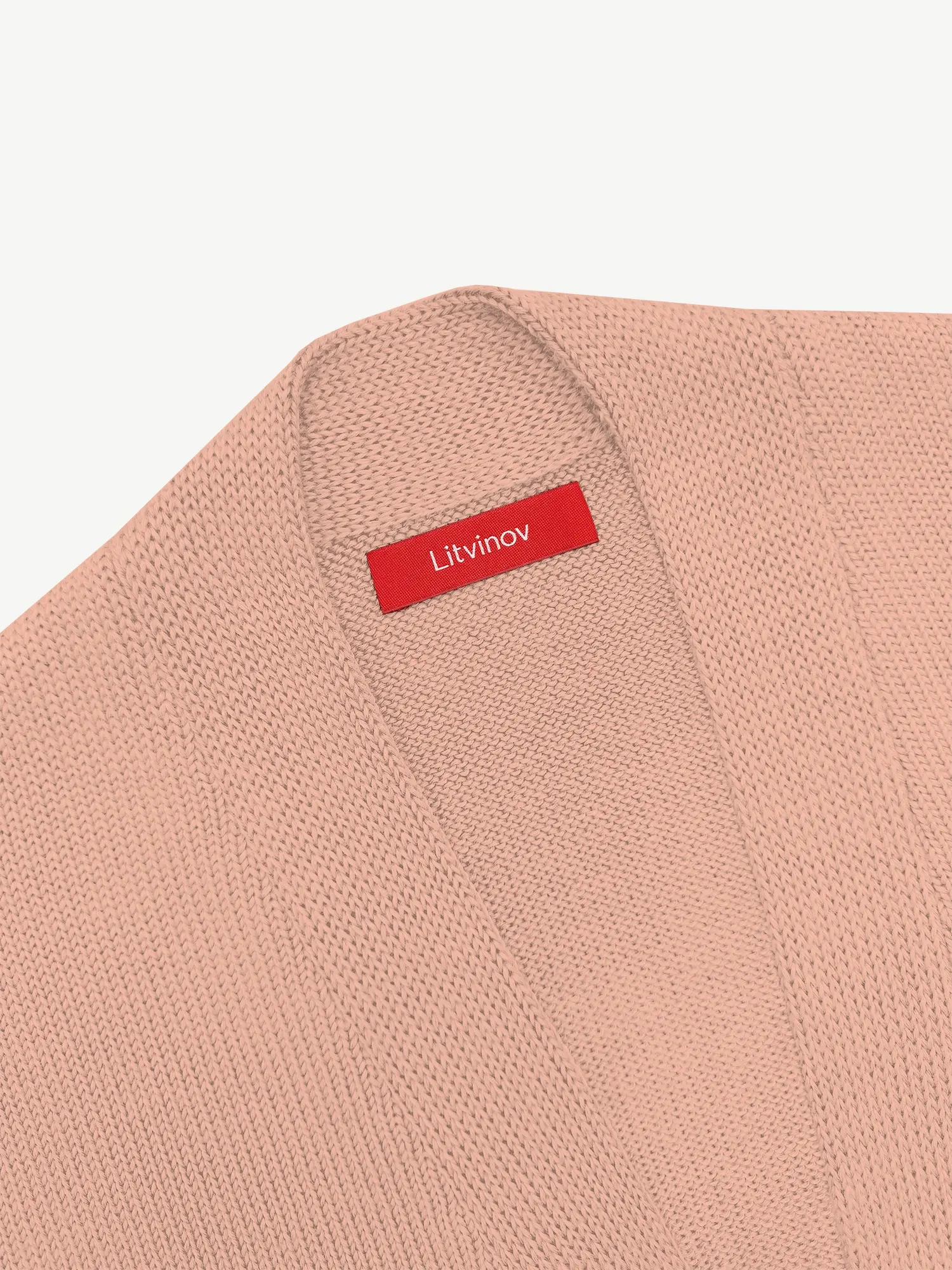 Кардиган с планкой из экохлопка