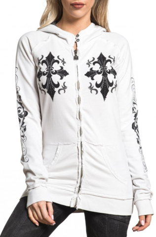 Affliction | Худи женское MARIA White AW13574 перед