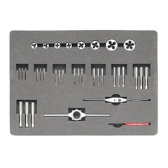 Набор метчиков и плашек M3-M24 60пр CS(115CrV3) Bucovice(CzTool) M24 310240