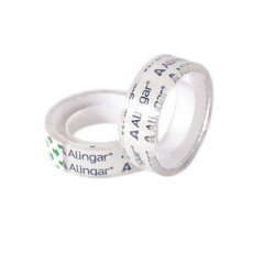 
          Клейкая лента канцелярская Alingar, 12 мм * 25 м, основа полипропилен, прозрачная, уп. 12 шт.