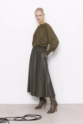 Nude Юбка расклешенная из эко-кожи