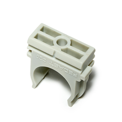 Крепеж-клипса для труб для монтажного пистолета серая в п/э д20 (100 шт/уп) Fedast