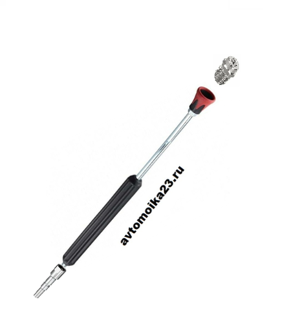 Копье литое R+M, L=60cm (прямое) (красный наконечник), 400bar, 1/4внеш-1/4внут