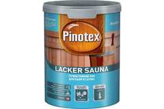 Лак для бань и саун на водной основе Pinotex Lacker Sauna 20 полуматовый 1 л