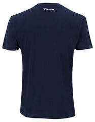Теннисная футболка Tecnifibre Club Cotton Tee - marine