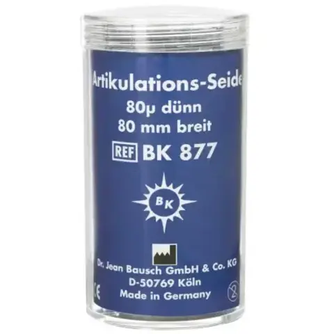 Bauch Артикуляционный шёлк 75ммх3м синий 80 мкм 13816 ВК 877