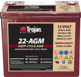 Тяговый аккумулятор Trojan 22-AGM ( 12V 50Ah / 12В 50Ач ) - фотография