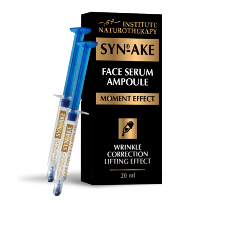 Сыворотка для лица антивозрастная  для коррекции морщин Syn-Ake, 20 мл (косметические шприцы 2шт. по 10 мл.) НИИ Натуротерапии