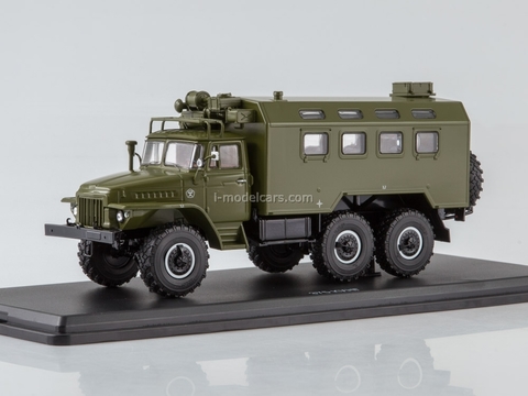 Ural-375 K-375 KUNG (vehicle module system) khaki 1:43 Start Scale Models (SSM)