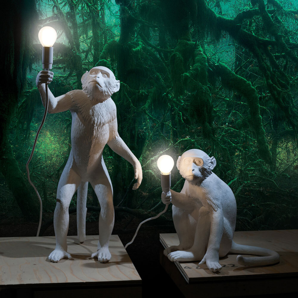 Monkey Lamp Outdoor Standing 14926