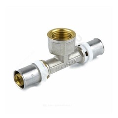 Тройник МП латунь никель пресс Дн 20х3/4"х20 ВР ГОСТ 32415-2013 8011 Aquasfera 8011-03