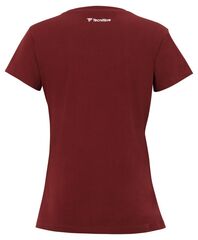 Женская теннисная футболка Tecnifibre Club Cotton Tee - cardinal
