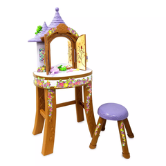 Игровой набор Туалетный столик - трюмо Рапунцель с зеркалом и музыкальным фонарем.