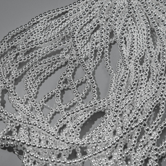 Гематин (гематит), оттенок "Серебристый", шар (разделитель) 4,2мм