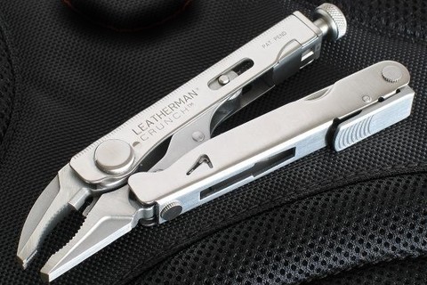 Мультитул Leatherman Crunch, 15 функций, кожаный чехол (68010181N) - Multitool-Leatherman.Ru