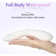 Гибкий, изгибающийся вибратор для точки G - DryWell G-Spot, белый