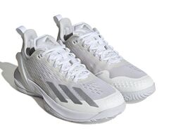 Женские теннисные кроссовки Adidas Adizero Cybersonic W - cloud white/silver metallic/grey one