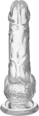 Прозрачный реалистичный фаллоимитатор Mr. Bold L - 18,5 см. - 