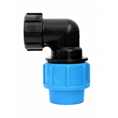 Отвод комбинированный полипропиленовый Джилекс ПРО, с внутренней резьбой, 32 x 1" М