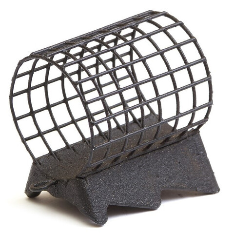 Груз-кормушка мет. X-FEEDER ME ALLIGATOR L GRID 130 г (62 мл, цвет Matt Black, сварная сетка)