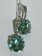 Корона (серьги из серебра)