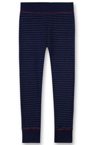 Синие трикотажные леггинсы Sanetta