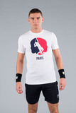 Мужская теннисная футболка  HYDROGEN - PARIS (T00520-E90)