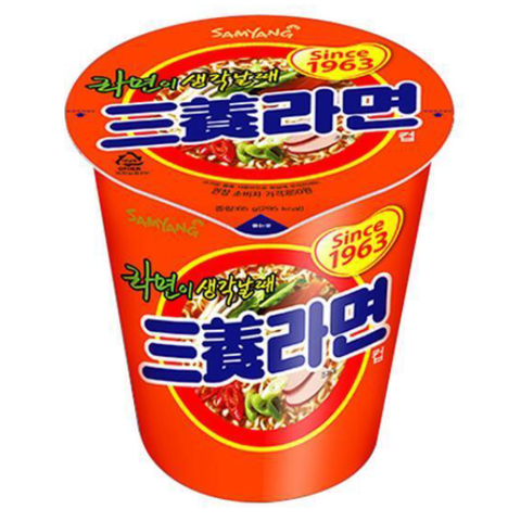 Лапша с острым вкусом Samyang Spicy flavor noodle, 65 гр