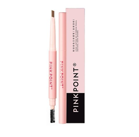 PINK POINT карандаш для бровей со стойким обьёмным цветом (коричневый)