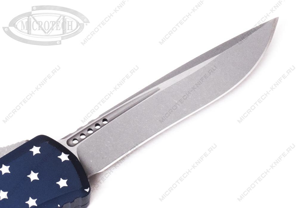Нож Microtech 1705M-10FLAGS Mini Hera USA Flag Signature - фотография 