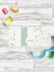 Набор платочков-слюнявчиков Mjölk Ping Pong