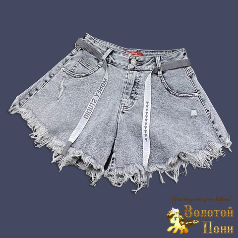 Шорты джинс д (9-14) 250411-RW6081