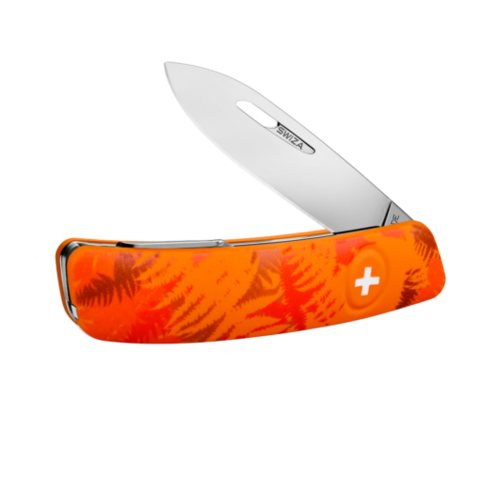 Швейцарский нож SWIZA C01 Camouflage, 95 мм, 6 функций, оранжевый